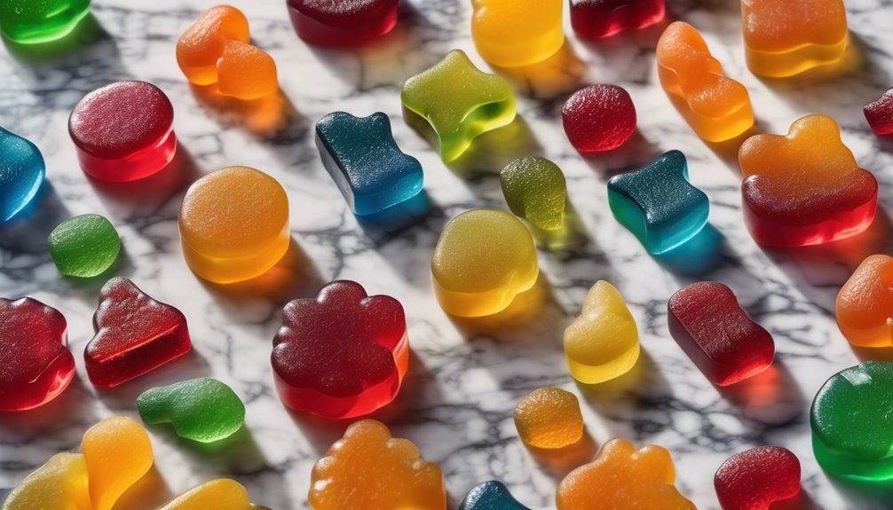 Gomas de suplemento melhoram a beleza